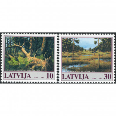 1997, Latvia, 10s-30s, Michel #465-#466, Ofse...