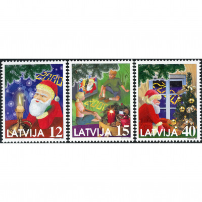 1999, Latvia, 12s-40s, Michel #514-#516, Offs...