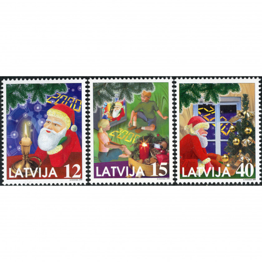 1999, Latvia, 12s-40s, Michel #514-#516, Offset, UnWmk, P14