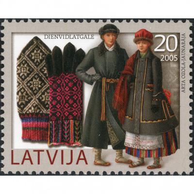 2005, Latvia, 20s, Michel #648, Ofset, Bez zī...