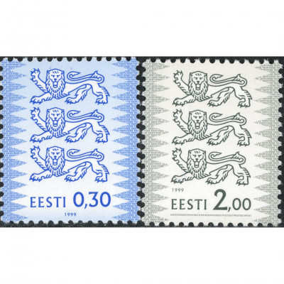 1999, Estonia, 0.30Kr-2Kr, Michel #357IA-#358...