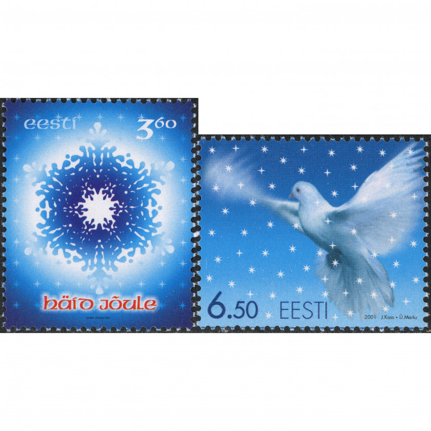 2001, Estonia, 3.60Kr-6.50Kr, Michel #423-#424, Offset, UnWmk, P14