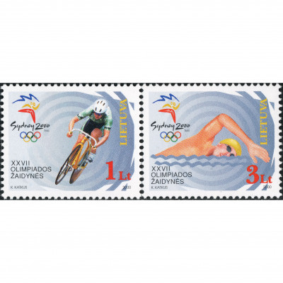 2000, Lithuania, 1L-3L, Michel #735-#736, Off...