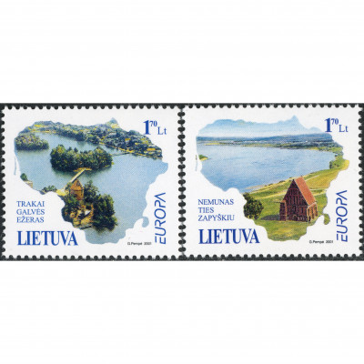 2001, Lithuania, 1.70L, Michel #756-#757, Off...