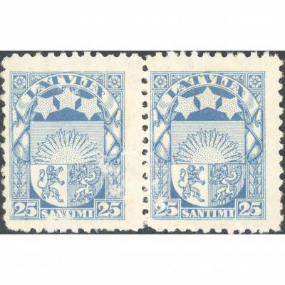 1923, Latvia, 25s, Solovyov #91 / Michel #105...