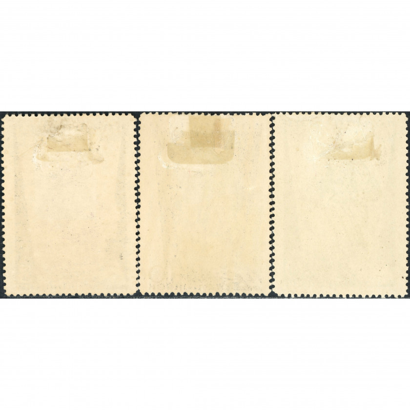1935, USSR, 3k-20k, Solovyov #523A-#525A / Michel #536A-#538A, Phototype, UnWmk, P14