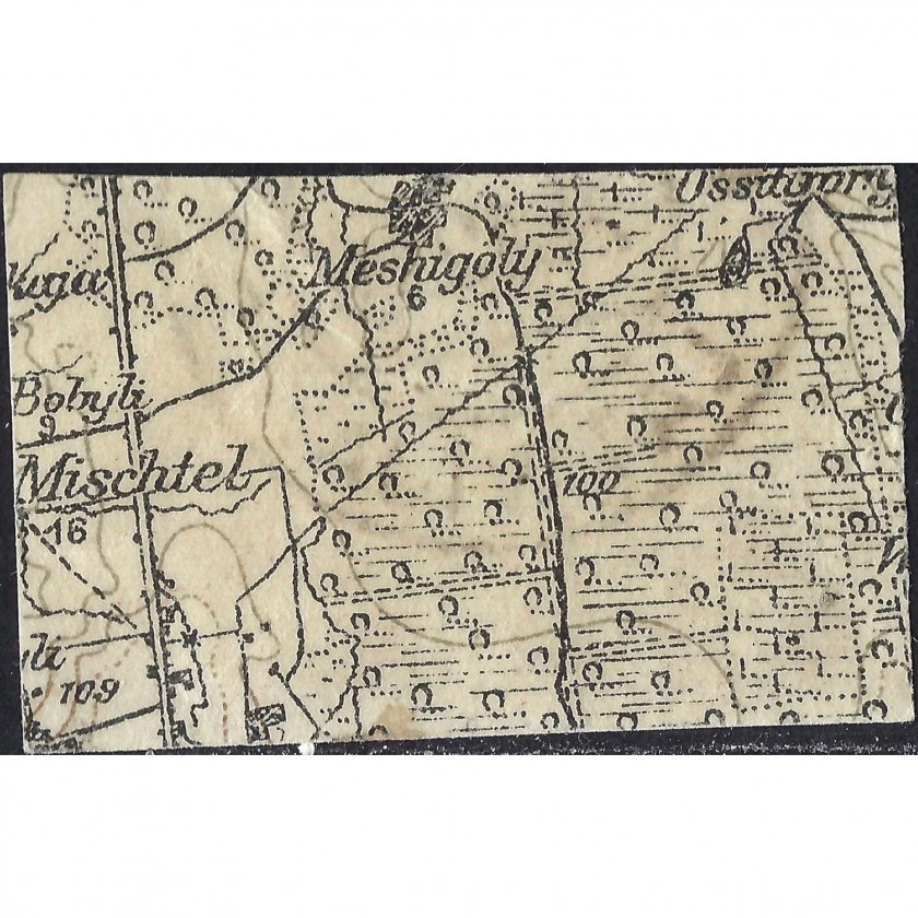 1918, Латвия, 5k, Соловьев #1B, Литография, Без ВЗ