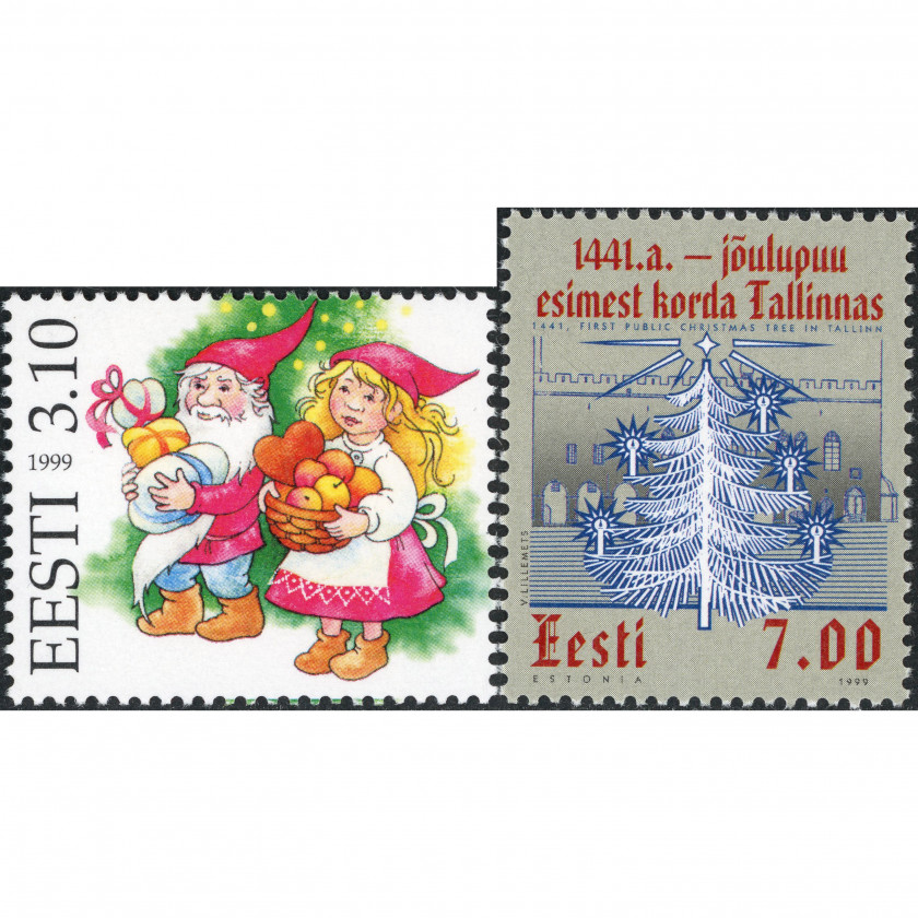 1999, Estonia, 3.10Kr-7Kr, Michel #359-#360, Ofset, Bez zīmoga, P14