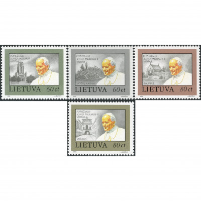 1993, Lietuva, 60c-80c, Michel #533-#536, Ofs...