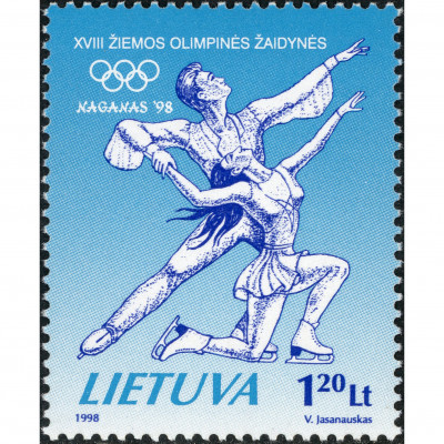 1998, Литва, 1.20L, Мишель #657, Офсет, Без В...
