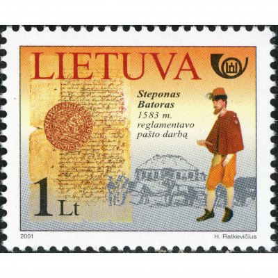 2001, Lithuania, 1L, Michel #773, Offset, UnW...