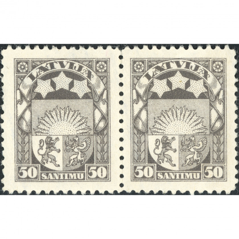 1923, Latvia, 50s, Solovjovs #94 / Michel #97, Litogrāfija, Ar zīmogu, P10