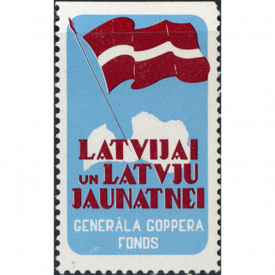 1972, Latvian Exile Patriotic Stamps: Map of...