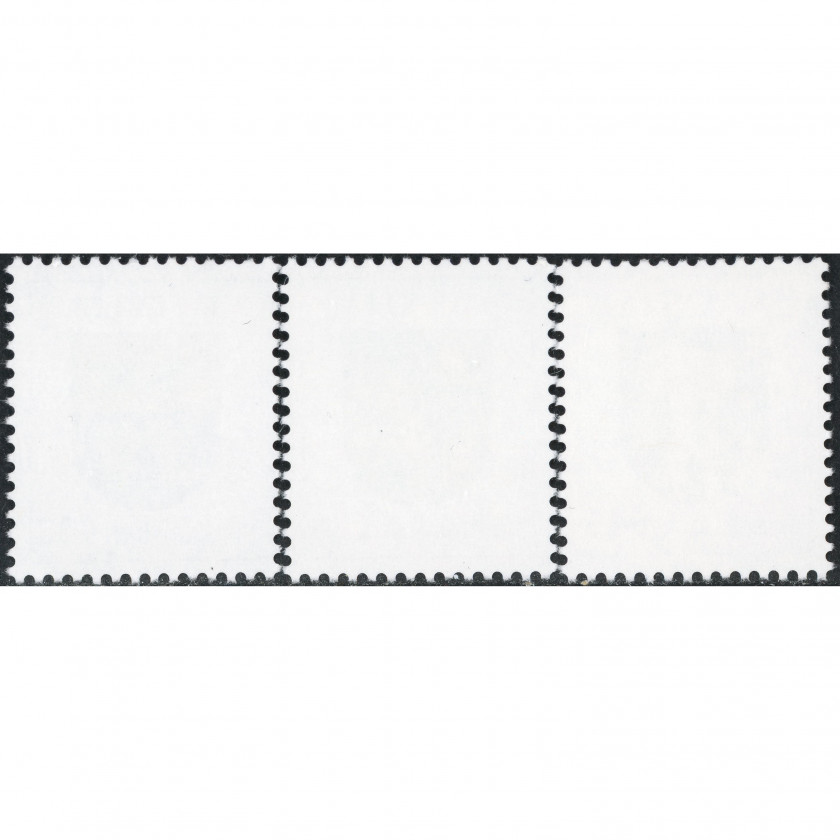 2008, Латвия, 22s-45s, Мишель #719-#721, Офсет, Без ВЗ, P13.5:14