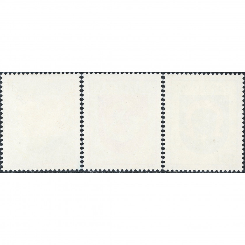 2000, Lithuania, 1L-1.30L, Michel #739-#741, Offset, UnWmk, P12