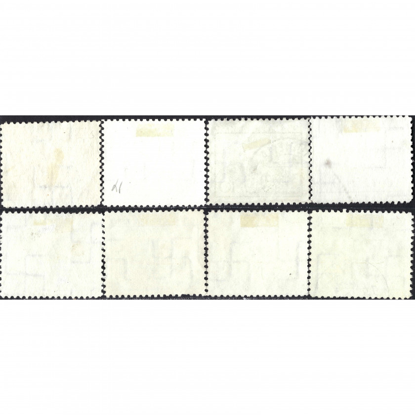 1939, Латвия, 3s-50s, Соловьев #264-#271, Фототипия, ВЗ, P10