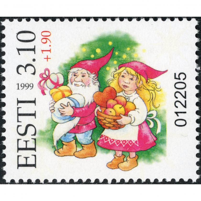 1999, Estonia, 3.10+1.90Kr, Michel #361, Ofset, Bez zīmoga, P14