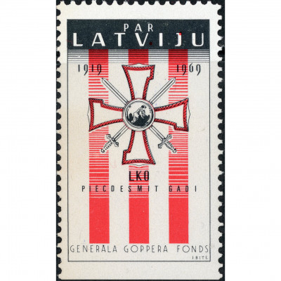 1969, Latvian Exile Patriotic Stamps: in hono...