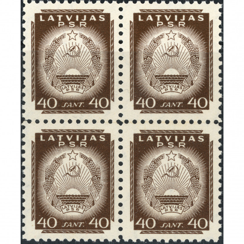 1941, Латвия, 40s, Соловьев #10 / Мишель #301, Литография, ВЗ, P10
