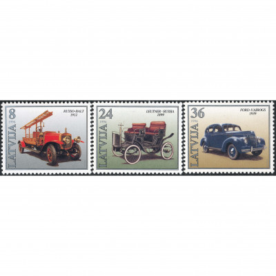1996, Latvia, 8s-36s, Michel #435-#437, Offse...