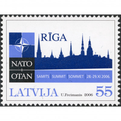 2006, Latvia, 55s, Michel #686, Ofset, Bez zī...