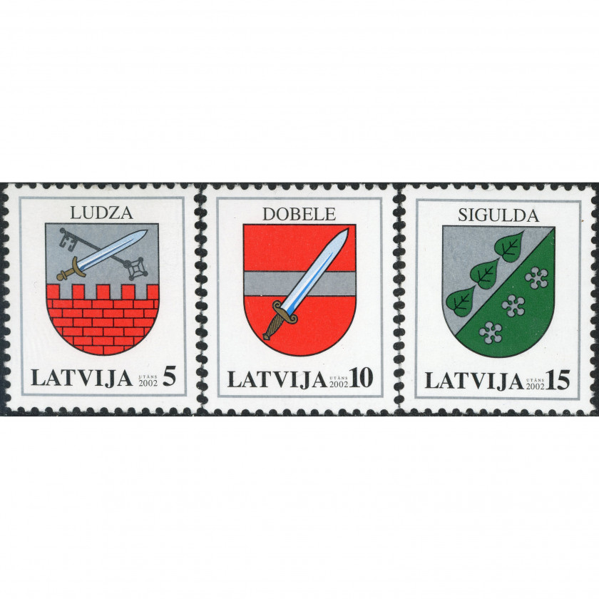 2002, Latvia, 5s-15s, Michel #562IA-#564IA, Ofset, Bez zīmoga, P13:14