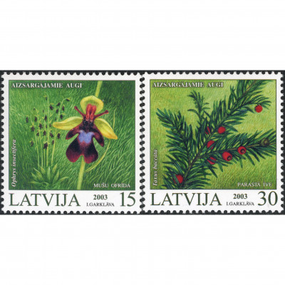 2003, Latvia, 15s-30s, Michel #587A-#588A, Of...