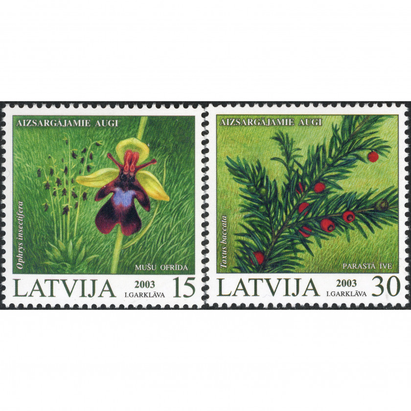2003, Latvia, 15s-30s, Michel #587A-#588A, Ofset, Bez zīmoga, P14