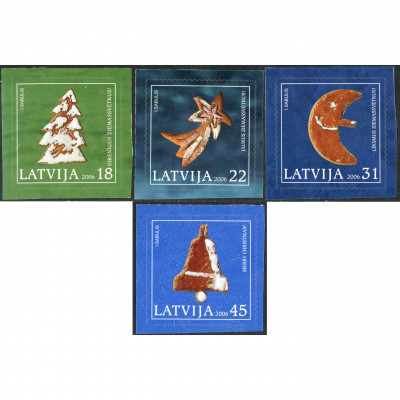 2006, Latvia, 18s-45s, Michel #687-#690, Ofse...
