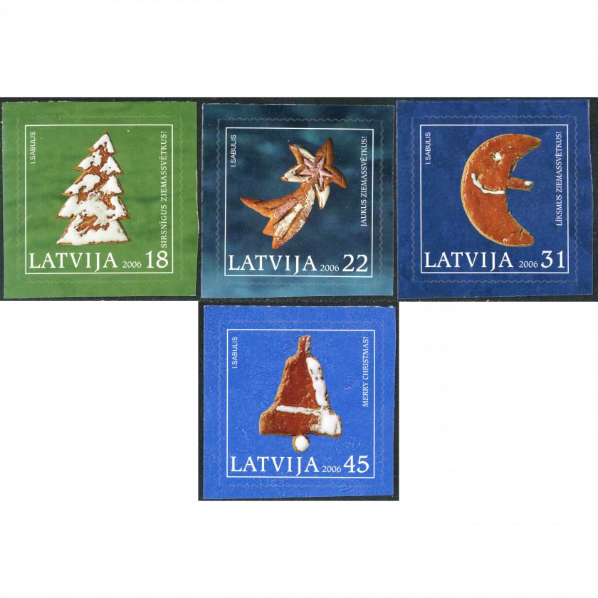 2006, Latvia, 18s-45s, Michel #687-#690, Ofset, Bez zīmoga, P14