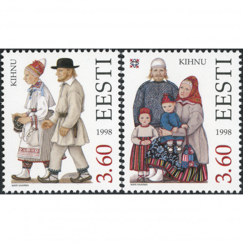 1998, Estonia, 3.60Kr, Michel #330-#331, Offset, UnWmk, P14