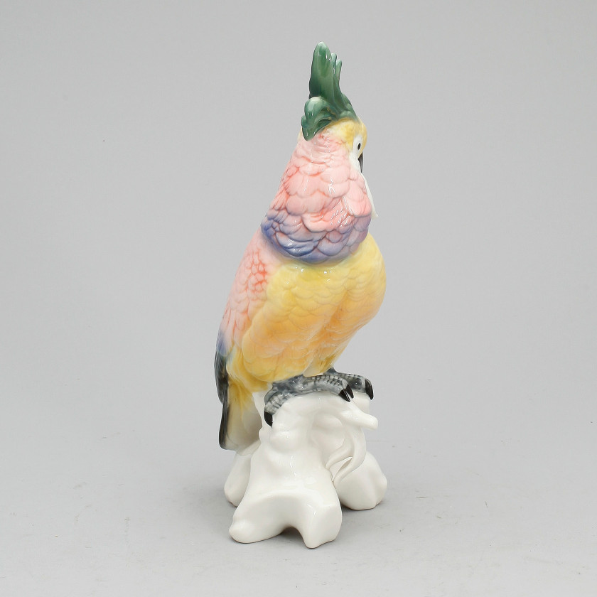Porcelain figure "Parrot"