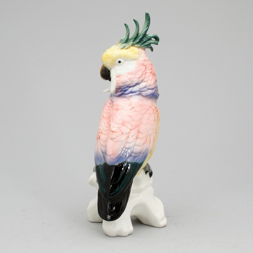 Porcelain figure "Parrot"
