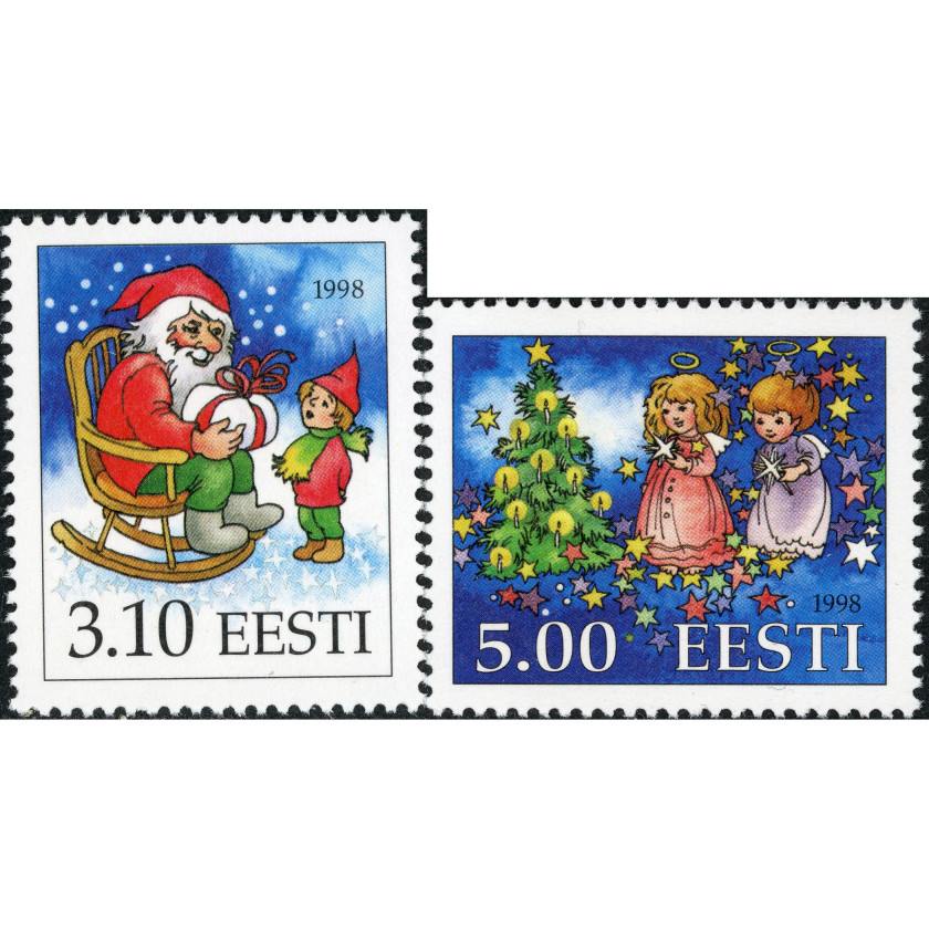 1998, Estonia, 3.10Kr-5Kr, Michel #336-#337, Offset, UnWmk, P14