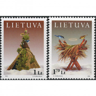 2001, Lithuania, 1L-1.70L, Michel #777-#778...