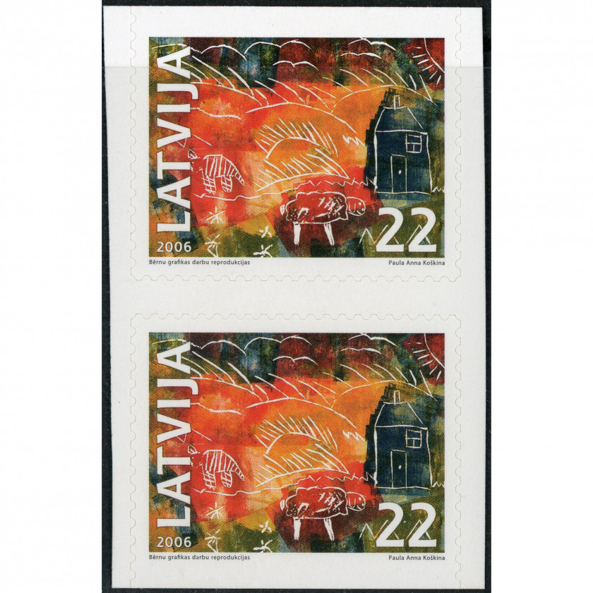 2006, Латвия, 22s, Мишель #679Do-#679Du, Офсет, Без ВЗ, P15