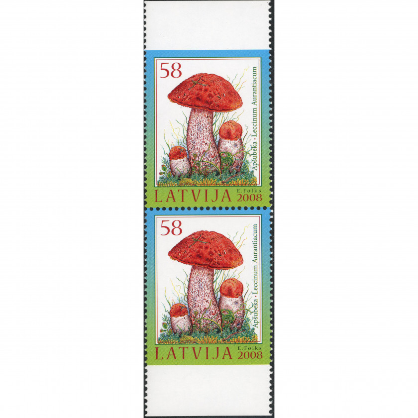 2008, Latvia, 58s, Michel #740Do-#740Du, Offset, UnWmk, P14:13.5