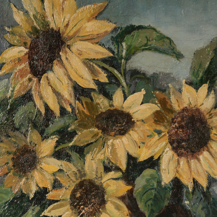 Glezna "Saulespuķes"