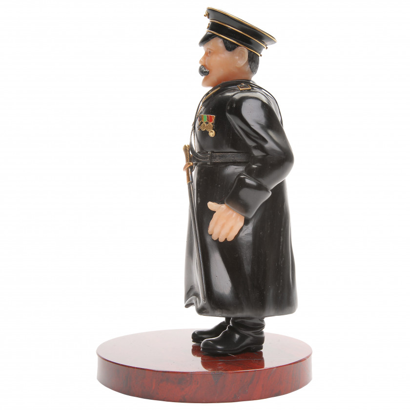 Carved stone figure "Сity policeman"