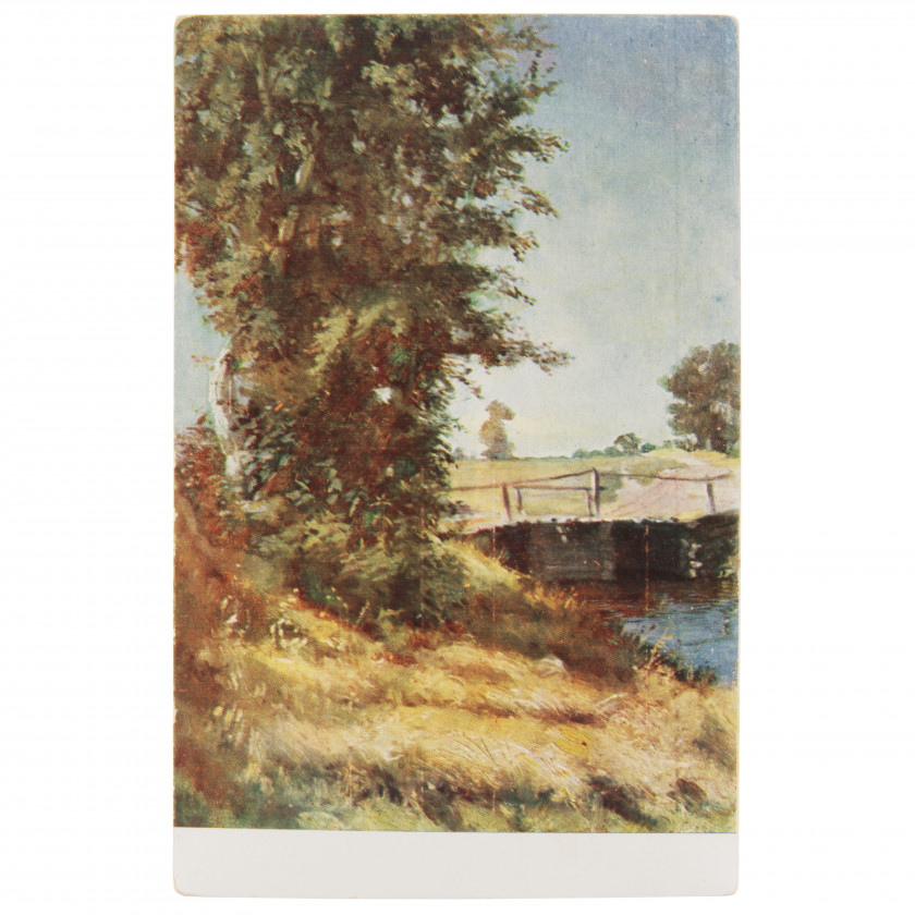Postcard "J. Rozentāls - Bridge"