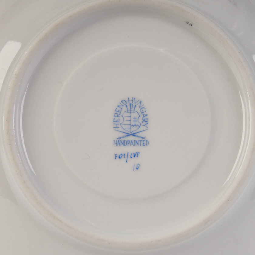 Porcelain tea cup and saucer