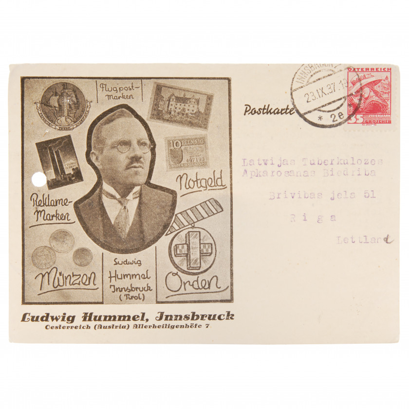 Postcard "Ludwig Hummel, Innsbruck"