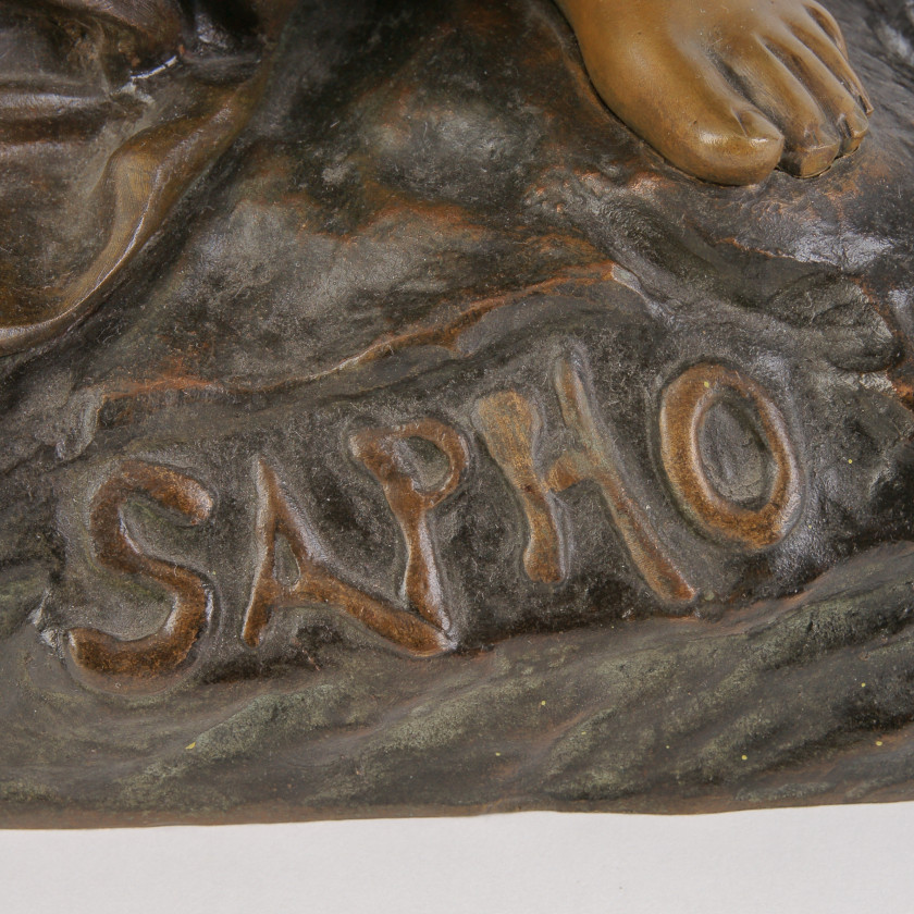 Bronzas figūra "Sapho"