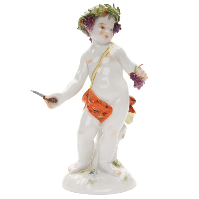 Porcelain figure "Allegory - Autumn"