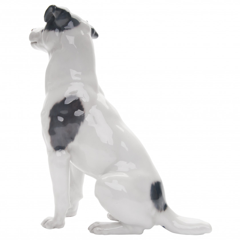 Porcelain figure "Jack Russell Terrier sitting"