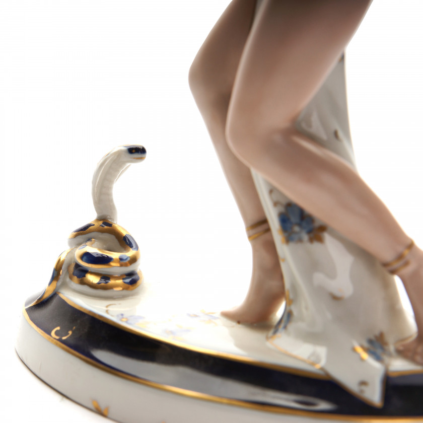 Porcelain figure "Dancer with a snake"