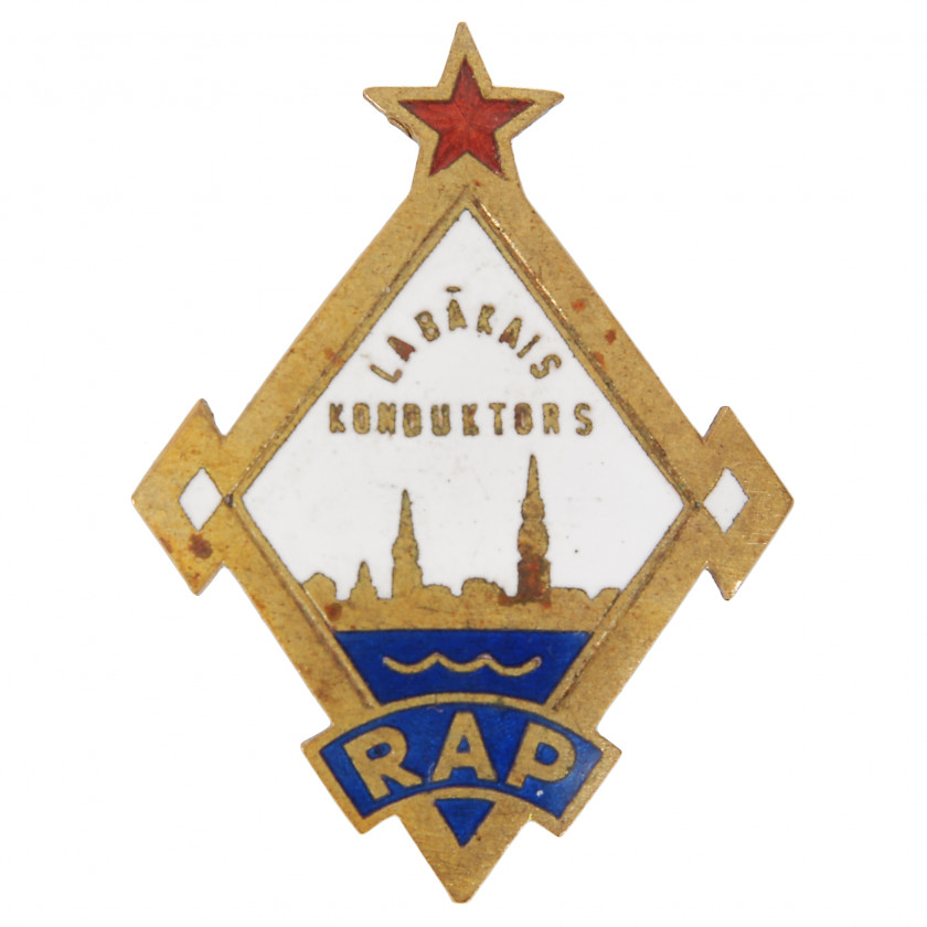 Badge "Best conductor, RAP"