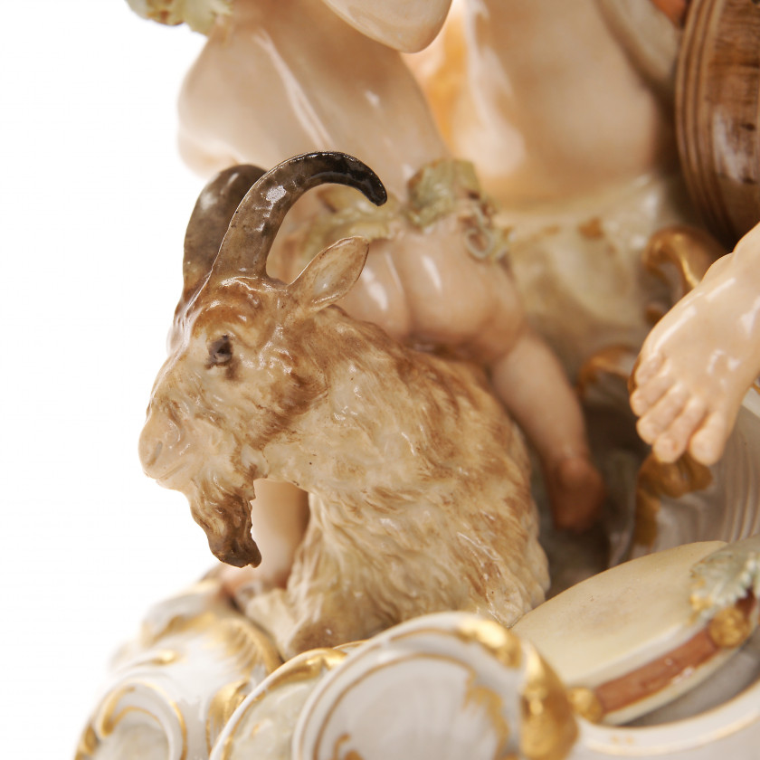 Porcelain figure "Bacchus"
