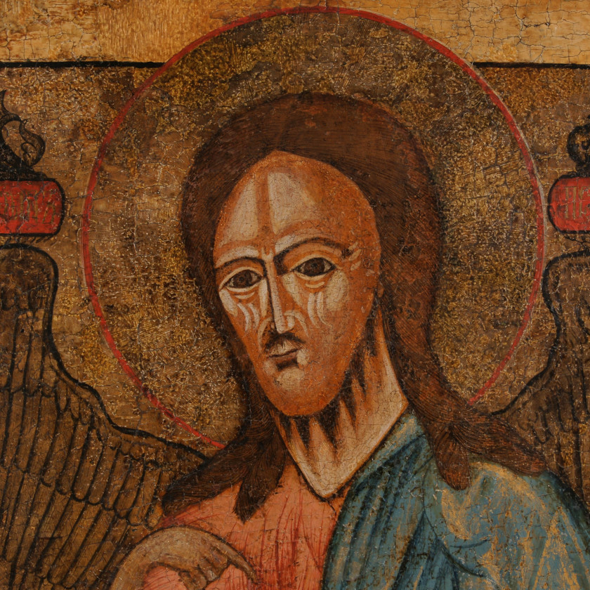 Ikona "Svētais Jānis Kristītājs - Tuksneša eņģelis"