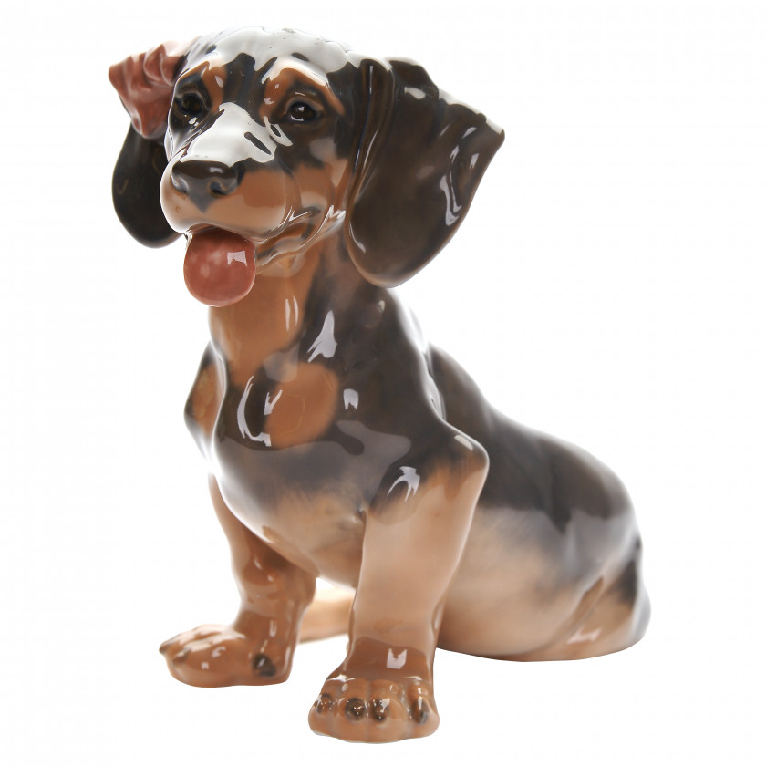 Porcelain figure "Dachshund"